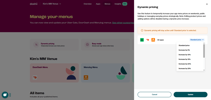 Apply Dynamic Pricing